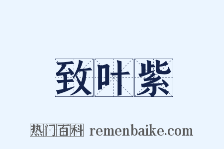 致叶紫是什么意思的图片